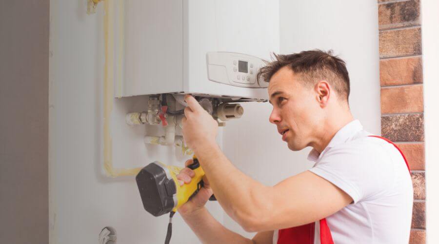 Professional water heater repair in Bellmont, IL